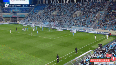 ⚽韩K联半场：黄载元乌龙送礼，奥罗伯破门，全北现代暂2-0领先大邱FC
