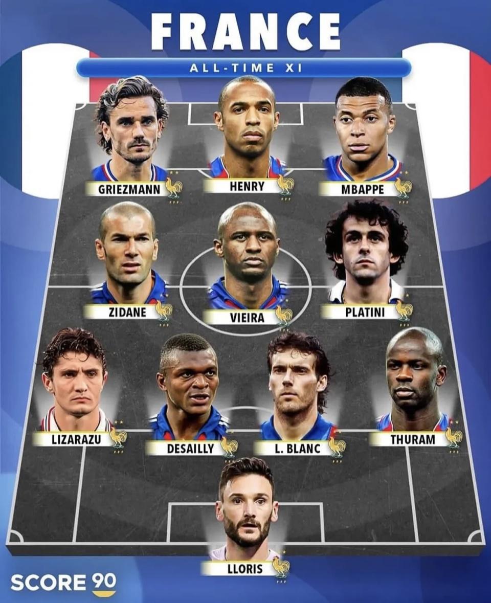 开云官网-法国历史最佳阵容发布：本泽马、坎特落选？评选标准引爆争议